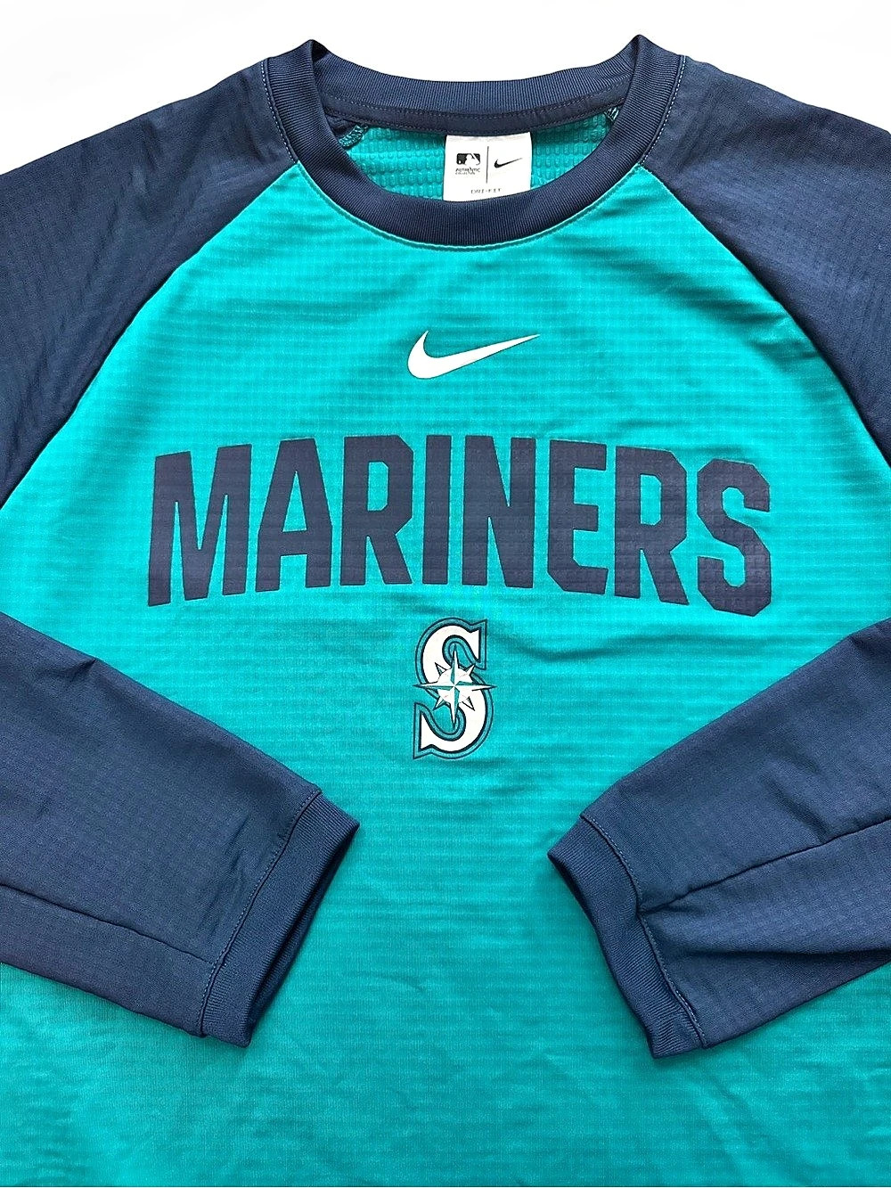 Seattle Mariners Nike MLB Authentic Collection Men’s L Long Sleeve Warm Up Shirt